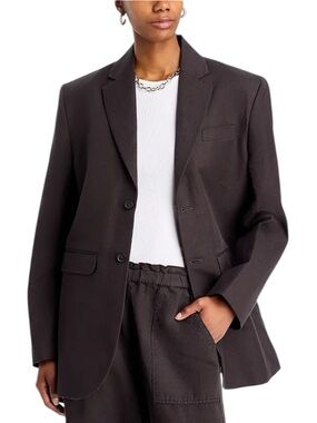 NSF Lawrence Oversized Single Breasted Blazer in Faded Black Size S/M